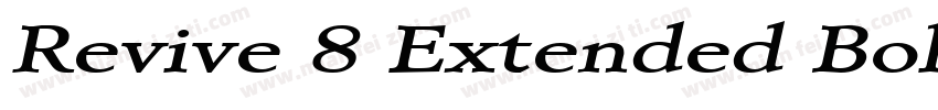 Revive 8 Extended BoldItalic字体转换